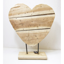 Serce z drewna tekowego na podstawie 50x40m